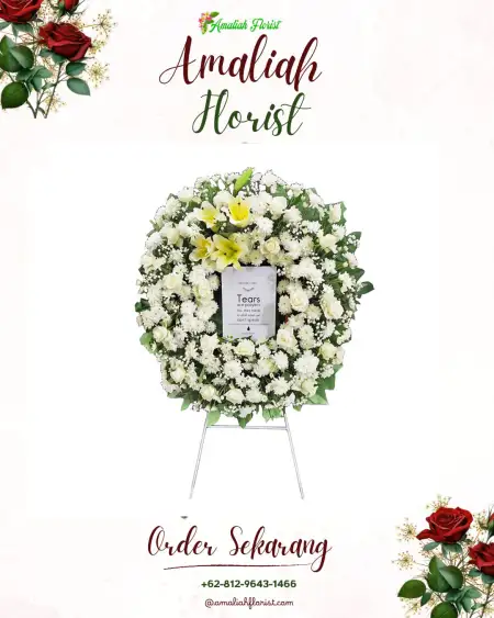 Krans Bunga Duka Rangi Mulya